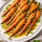 Saffron-Roasted Carrots with Honey, Orange & Yoghurt