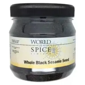 World Of Spice Whole Sesame Seeds BLACK - 650g Tub