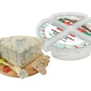 Carozzi Gorgonzola PDO Mild Cheese (1/8 Wheel, 1.4–1.5kg) – Authentic Italian Blue Cheese