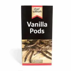 Chef Williams Vanilla Pods 12 x Pack of 2 Vanilla Pods