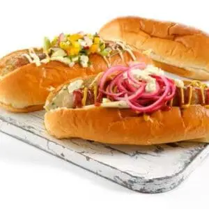 La Boulangerie 7" Fully Baked Gourmet Brioche Hot Dog Rolls – 54 x 90g Frozen
