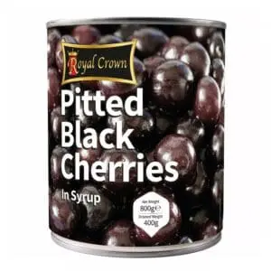 Royal Crown Black Pitted Cherries in Syrup 800g