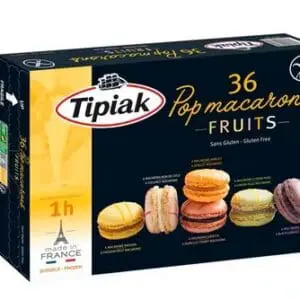 Tipiak Gluten Free Pop Macarons Fruit – 36 Authentic French Macarons