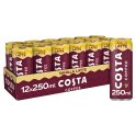A box of Costa Coffee Vanilla Latte 12 x 250ml drinks.
