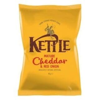 Kettle mature cheddar and red onion