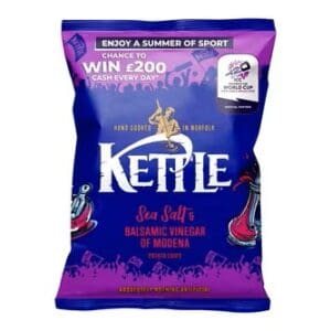 Kettle Chips Sea Salt & Balsamic Vinegar of Modena 18 x 40g