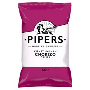 Pipers Kirkby Malham Chorizo Sharing Crisps 150g