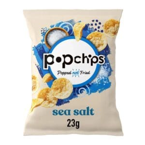 Popchips popped fried sea salt
