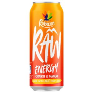 Rubicon Raw Energy Orange Mango 12 x 500ml