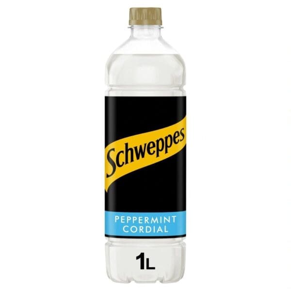 Schweppes peppermint cordial 1 liter