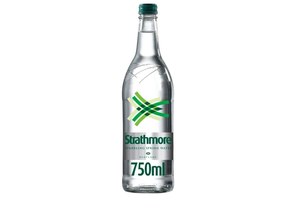 Strathmore Sparkling Spring Water Glass Bottle 12 x 750ml Nicol