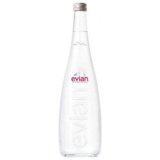 Evian natural mineral water bottle