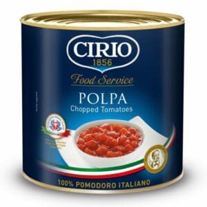Cirio Chopped Tomatoes 1 x 2.55kg canned tomatoes.