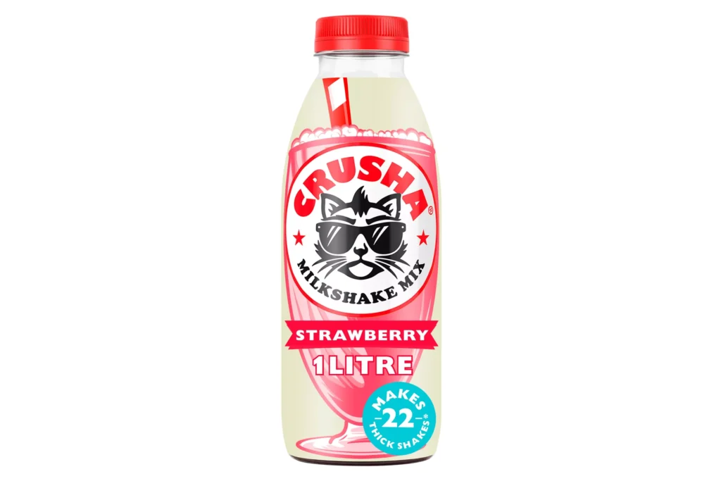 Crusha Milkshake Mix Strawberry Flavour - Easy to Make - Nicol Retailer ...