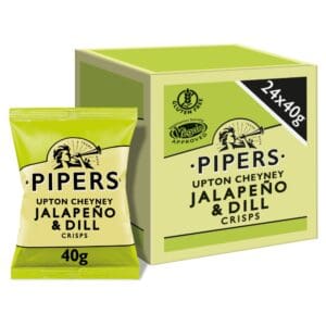 Piper's london cheesy jalapeno & dill.