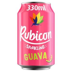 Rubicon sparkling guava soft drink