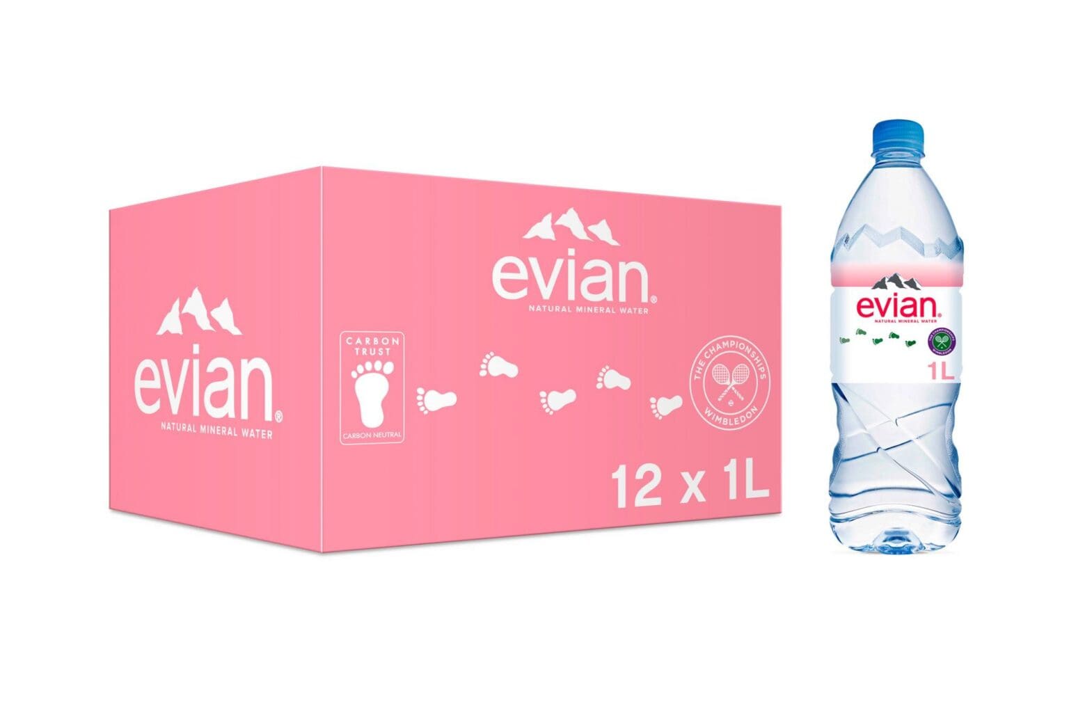 Evian Still Natural Mineral Water 24 x 500ml Nicol Retailer Limited