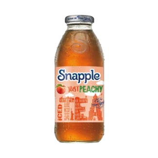 Snapple Peach Ice Tea in a bottle