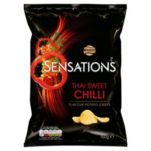 Sensations thai sweet chilli flavour potato chips