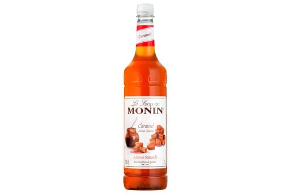 Monin Hazelnut Syrup in a bottle