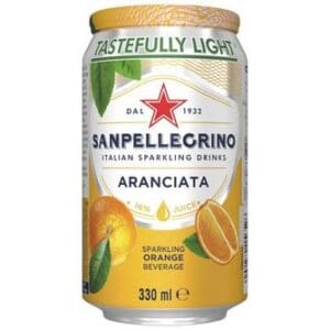 Can of San Pellegrino Aranciata