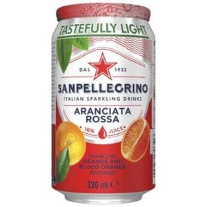 Can of San Pellegrino Blood Orange