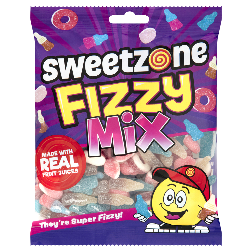 Sweetzone Fizzy Mix 180g Bag - Nicol Retailer Limited