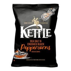 KETTLE® Chips Sea Salt & Crushed Black Peppercorns