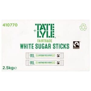Tate & Lyle's Fairtrade White Sugar Sticks
