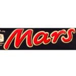 A Mars Chocolate Bar 48x51g in a black wrapper with the brand logo in red and yellow. Nutritional information is visible.