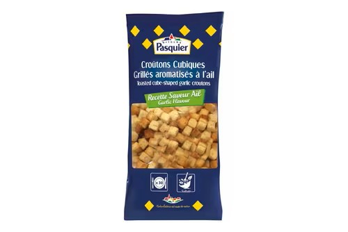 Brioche Pasquier Baked Cubic Garlic Croutons 500g