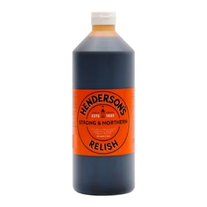 Henderson's Strong & Northern Relish bottle