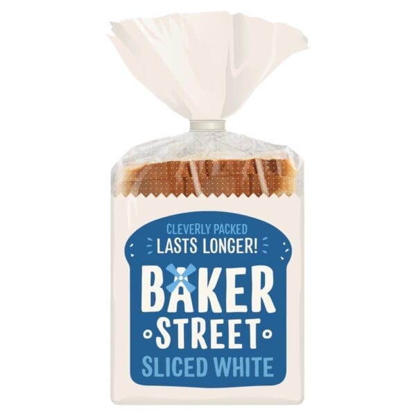 Baker Street White Sliced 550g