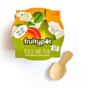 Fruitypot Peach & Pear in Juice 18x113g