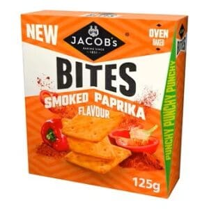 Jacobs Bites Smoked Paprika125g