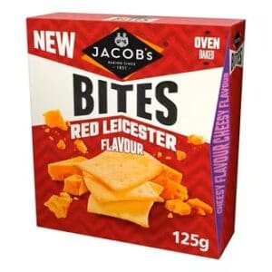 Jacob's Red Leicester Crackers 125g