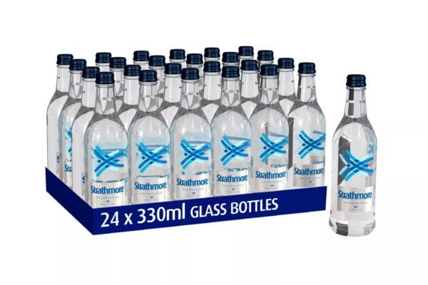 Strathmore Still Spring Water 24x330ml Glass Bottle