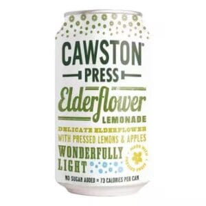 Cawston Press Sparkling Elderflower Lemonade Juice Drink 24x330ml