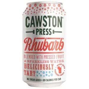 Cawston Press Sparkling Rhubarb Juice Drink 24x330ml