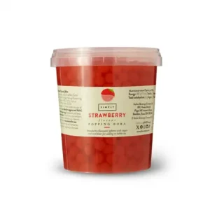 Simply Strawberry Popping Boba 870g