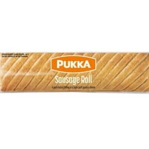 Pukka-Pies Individually Wrapped Frozen Baked Large Sausage Rolls 12x170g