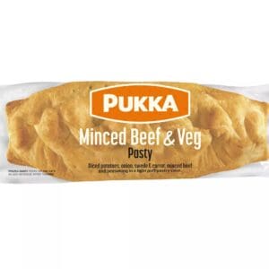Pukka-Pies Individually Wrapped Frozen Baked Large Stand-Up Pasties 12x190g