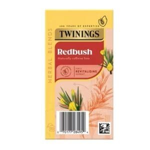 Twinings Redbush Tea Enveloped Tea Bags 4x20 (80 Pack)