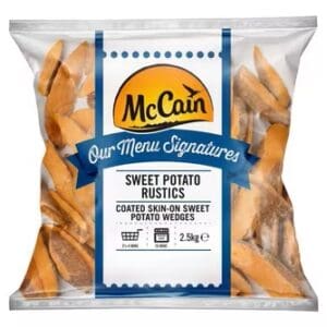 McCain Our Menu Signatures Sweet Potato Rustics 2.5kg