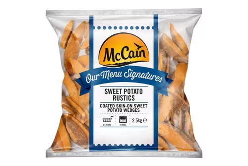 McCain Our Menu Signatures Sweet Potato Rustics 2.5kg