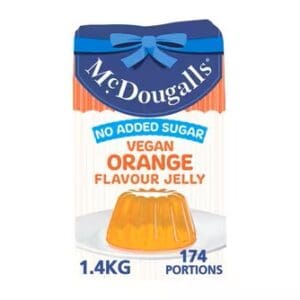 McDougalls No Added Sugar Vegan Orange Flavour Jelly 1.4kg