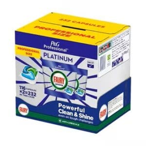 Fairy Professional Platinum Dishwasher Capsules 2x116