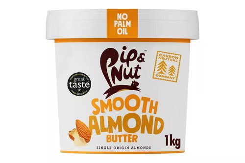 Pip & Nut Smooth Almond Butter 1kg