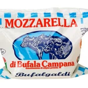 Bufalgaldi Buffalo Mozzarella PDO 24 x 125g – Authentic Italian Mozzarella di Bufala