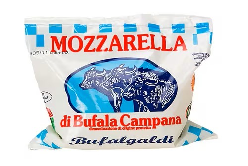 Bufalgaldi Buffalo Mozzarella PDO 24 x 125g – Authentic Italian Mozzarella di Bufala